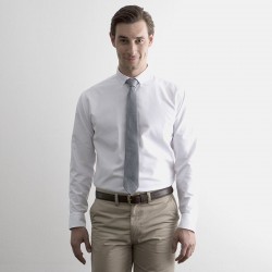 Plain Modern long sleeve Oxford shirt Henbury 150 GSM